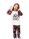 Letter Christmas Tree Printed Parent-Child Pajamas Home Loungewear