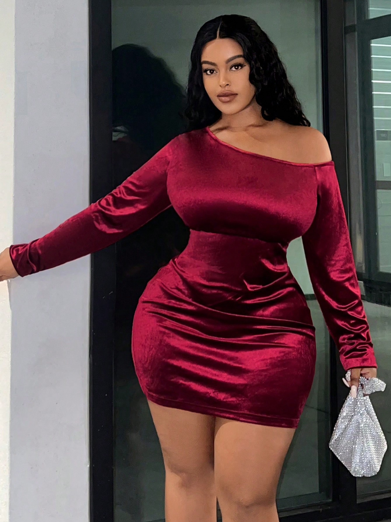 sequined party dress Reagan Strapless Foldover Sequin Bodycon Mini Dress • Shop American Threads Women's Trendy Online Boutique Mocha / L