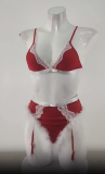 Christmas Red Sexy Lingerie Set Temptation Cosplay Uniform