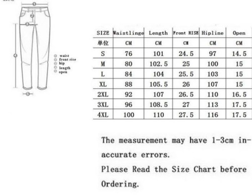 Fashion Tight Fit Denim Pants for Men