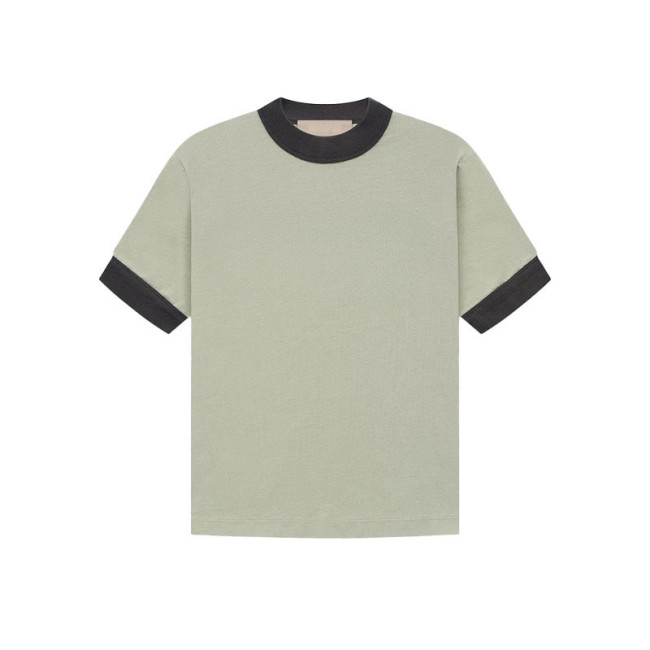 Cotton Contrast Kids Short Sleeve T-Shirt