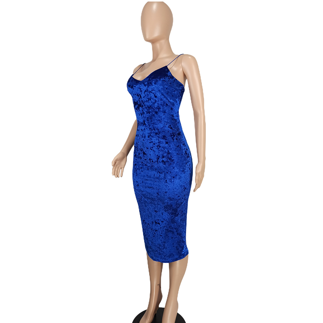 Sexy Velvet Cami Bodycon Dress