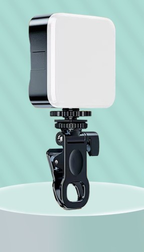 1pc Mini Pocket Light Selfie Light LED Video Camera Light Portable Clip on Light Panel for Camera/Phone/Laptop/Tablet/Computer