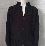 Men's Cardigan Jacket Knitting Stand Collar Sweater