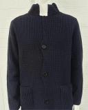 Men's Cardigan Jacket Knitting Stand Collar Sweater