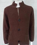 Men's Cardigan Jacket Knitting Stand Collar Sweater