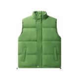 Stand Collar Padded Casual Warm Vest