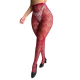 Geometric Transparent Pantyhose Womens Sexy Stockings Lingerie