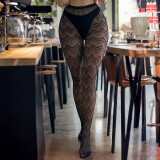 Geometric Transparent Pantyhose Womens Sexy Stockings Lingerie