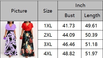 Plus Size Elegant Short Sleeve Patchwork Slim Waist Maxi Dress