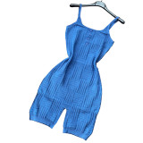 Fashion Sports Knitting Straps Rompers