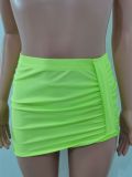 Fashion Sexy Halter Neck Bikini Skirt Three-Piece Swimsuit