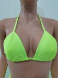 Fashion Sexy Halter Neck Bikini Skirt Three-Piece Swimsuit