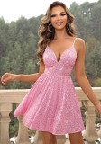 Sequin Party Sexy Short Cami Dress