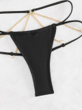 Chain Straps Sexy Bikini Set Two Piece Swimwear