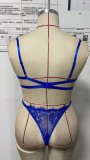Lace Hollow Sexy Bra Pantie Plus Size Lingerie Set