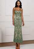 Maxi Party Dress Club Sequin Evening Dress