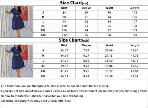 African Style Short Sleeve Belted Dress