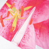 Chic Floral Print Cami Long Slit Dress