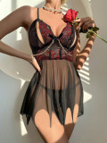 Sexy See Through Cut Out Nightgown Lingerie