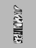 Plus Size Black and White Slash Shoulder Slit Sexy Bodycon Dress