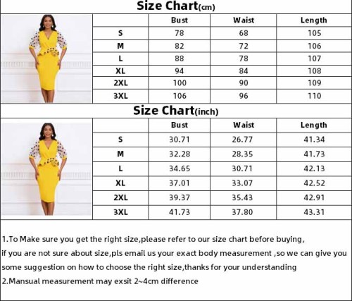 Dotted Mesh Sleeve V-neck Elegant Bodycon dress