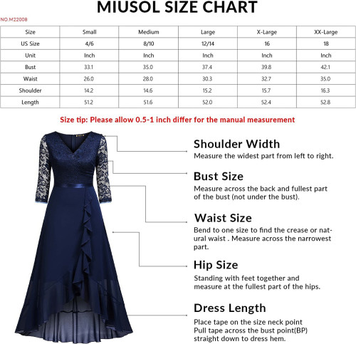 Lace Patchwork Half-Sleeve V-Neck Ruffles Chiffon Dress