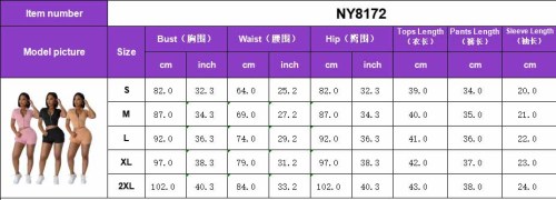 Sexy Solid Short Sleeve Zipper Two Piece Pockets Shorts Set