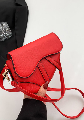 Women Casual Fashionable Shoulder Crossbody Bag Handbag Saddle Bag