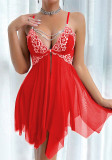 Sexy Lingerie Lace Mesh Night Dress