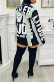 Steet Style Women's Denim Patchwork Fashion Outerwear