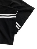 Fashion Denim Patchwork Loose Straight Leg Pants
