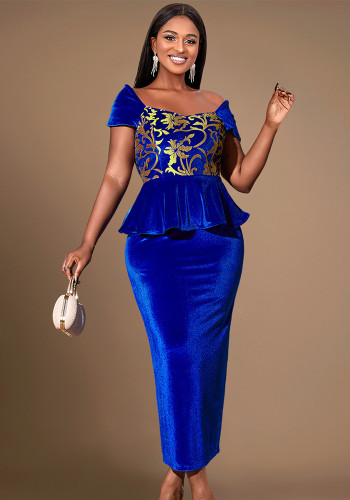 Plus Size Sexy Peplum Party Formal Party Dress