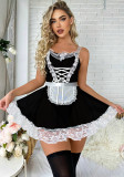 Black and White Game Uniform Lace Role Play Sexy Lingerie