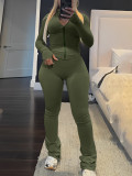 Zipper Jacket Tight Slim Pants Fashion Casual Slim Tracksuit