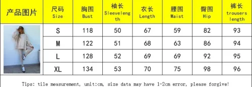 Fashion Solid Loose Sweatshirt and Tight Sweatpants Two Pieces