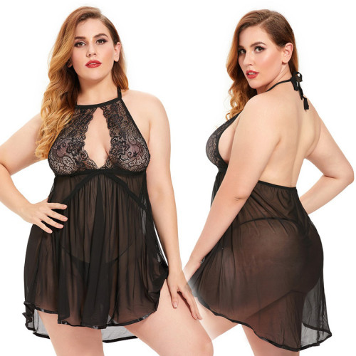 Plus See-Through Sexy Lingerie