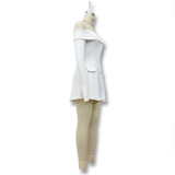 Elegant Low Back Off Shoulder Strapless Long Sleeve Dress