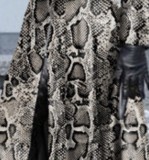 Zipper PU Leather Long Coat Dress