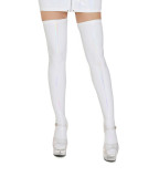 S-3XL Patent PU Leather Stocking Sexy Lingerie Accessories