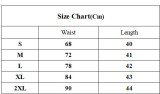 Black Belt PU Leather Studded Skirt