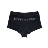 American Style Two-piece set Patchwork Letter Print Tee and Shorts