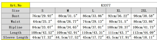 3/4 Sleeve Contrast Color Patchwork V-Neck Bodycon Dress