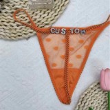 Trendy Custom Diy Low Waist Sexy Underwear