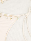 Lace-up Halter Shell Triangle Bikini Two Pieces Swimwear