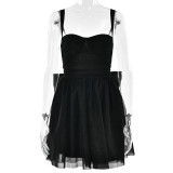 Sexy Strap Big Bow Prom Dress