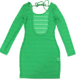 Sexy Bikini Set and See Through Cover-up Beach Dress Set