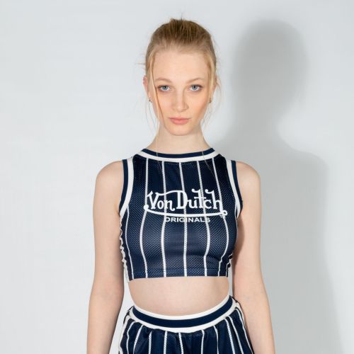 Sports Casual Print Cropped Tank Top