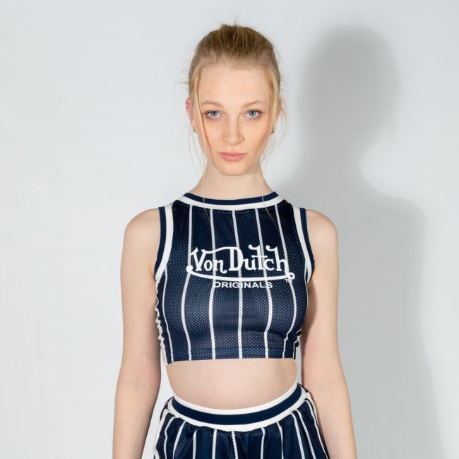 Sports Casual Print Cropped Tank Top