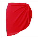 Summer Women Sheer Chiffon Bikini Cover-up Skirt